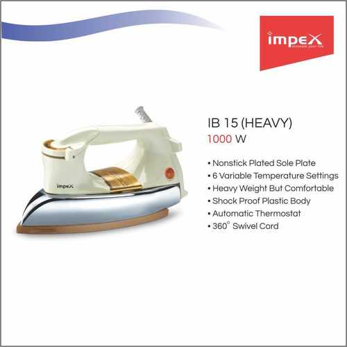 IMPEX Electric Iron Box (IB 15)