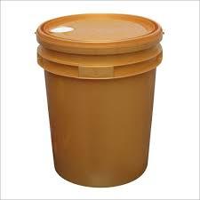 golden lubricant plastic bucket