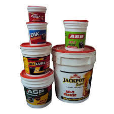 Grease Printed Bucket - Rigid Plastic 7.5-10 Liter Size | Lightweight 400 Grams Durable for Long-lasting Use