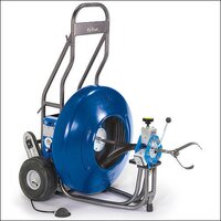 Blue Sewer Rodding Machine