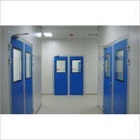 Puf Cold Room Doors - Steel Double Doors, 50mm Panel Thickness | Heavy Duty Hinges, Customizable Sizes, Powder Coated Finish