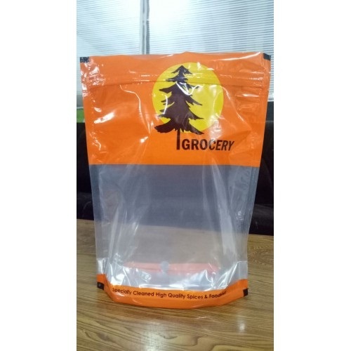 Grocery Printed Pouch with Standy & Ziplock