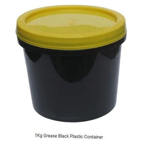 1Kg Grease Black Plastic Container