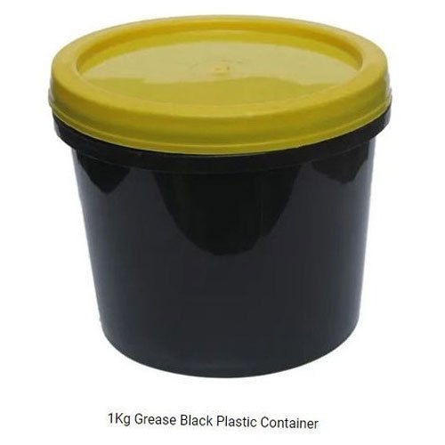 1Kg Grease Black Plastic Container 1Kg Grease Black Plastic Container