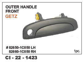 Outer Handle Front Getz LH/RH