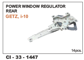 Power window Regulator Rear Getz, i10 LH/RH