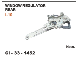 Window Regulator Rear i10 LH/RH