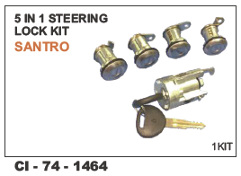 5 in 1 Steering Lock kit Santro