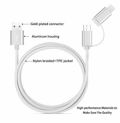 2 in 1 Lighting and Micro USB Cable