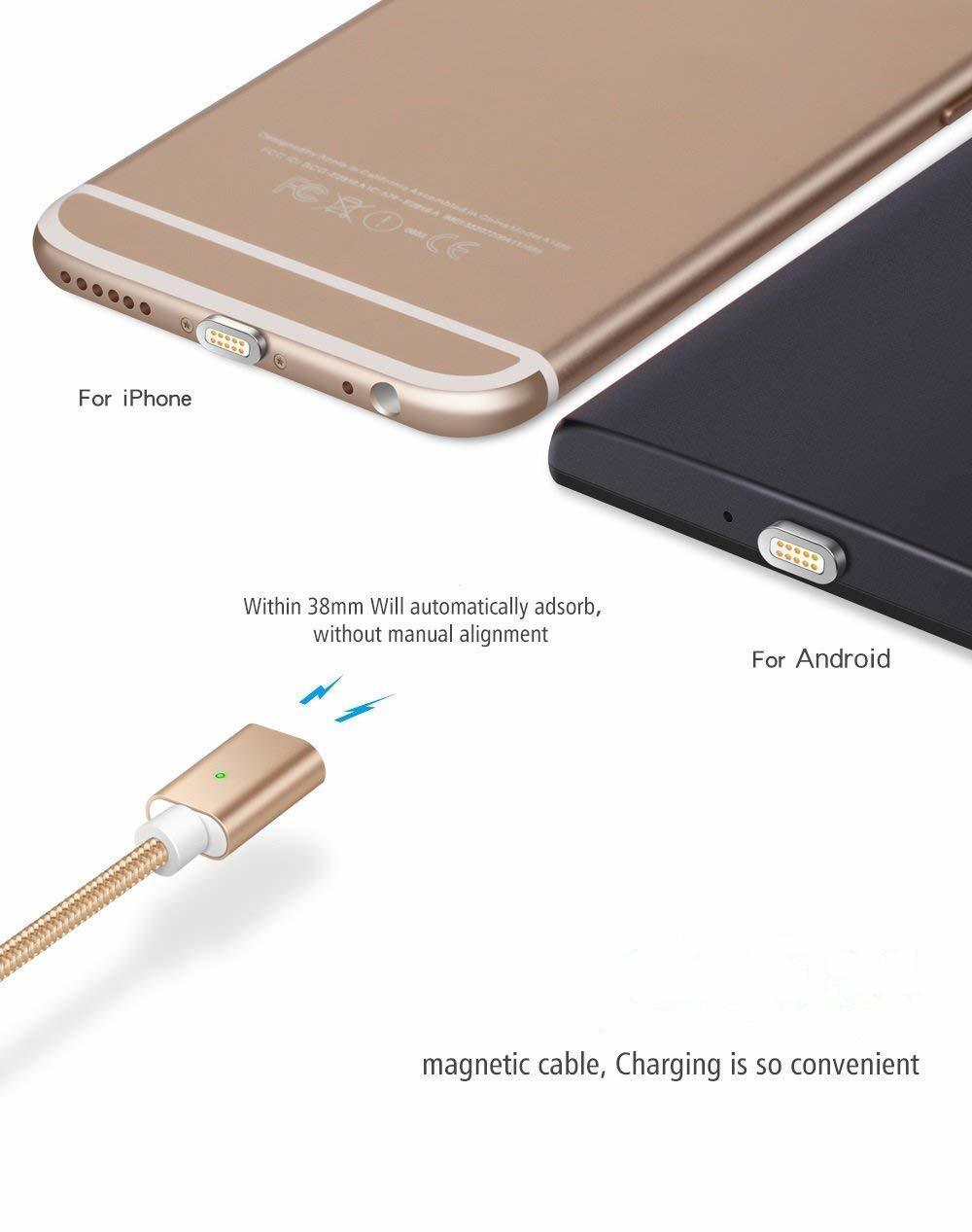 Magnetic Fast Charging and Data Transmission Cable for All Android Mobiles