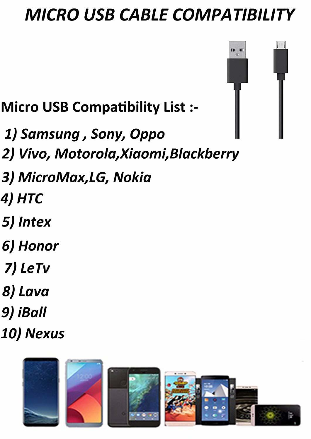 Micro USB Data Transfer And Charging Cable