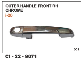 Outer Handle Front RH Chrome i20 LH/RH