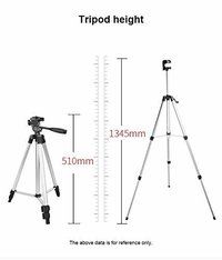 330A Professional Lightweight Aluminum Portable Tripod Stand