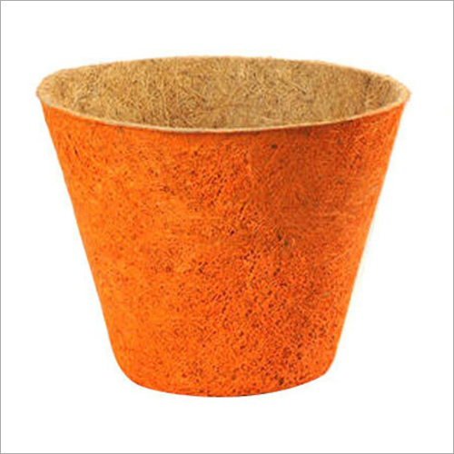 Coir Round Painted Pot