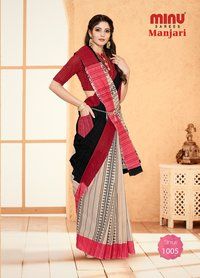 Minu Manjari Malai Cotton Pocket Saree