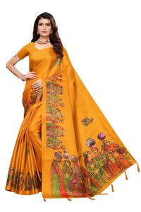 zoya silk saree with blouse piece