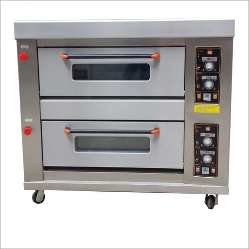 Stainless Steel 2 Deck Gas Bakery Oven
