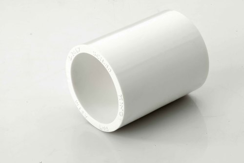 UPVC Coupler - White, Round | Durable, Corrosion-Resistant, Easy Installation, Leak-Proof, Temperature-Resistant for Hot & Cold Water Applications