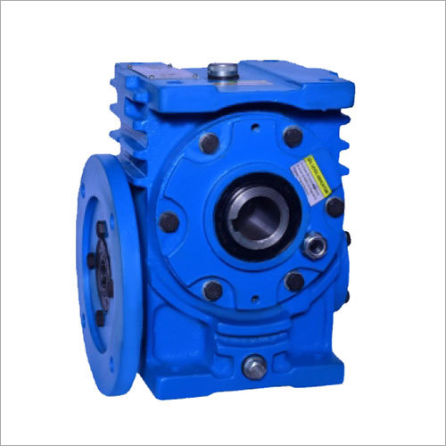 Blue Worm Gear Reducer (With Input And Output Hollow Shaft)
