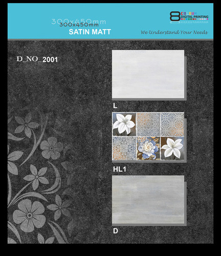 Matt Ceramic Wall Tiles 300x450 MM