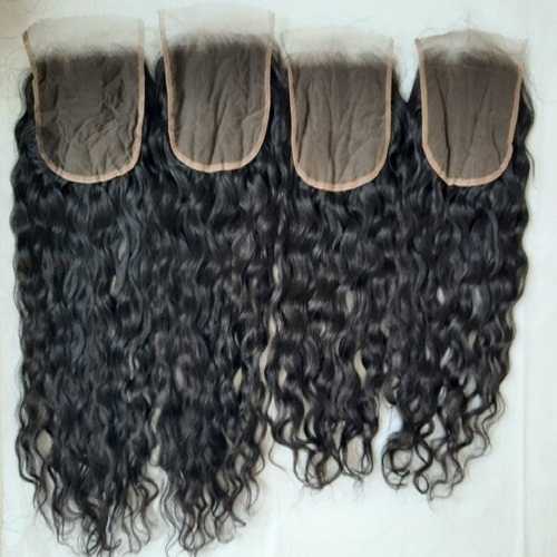 Raw Natural Curly Hd Swiss Lace Transparent Closure 4x4