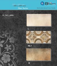 Matt Ceramic Wall Tiles 300x600 MM