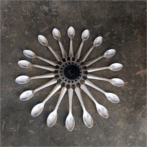 Plastic Silver Spoon