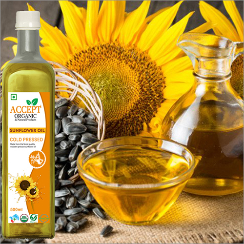 Organic Sunflower Oil Packaging Size: 500 Ml