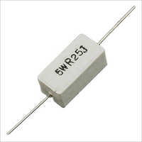 Cement Resistor - Qualitative Raw Materials, 0.6-0.8 Mm Size | High Power Handling For Machinery Use