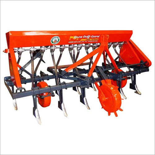 Galvanized Steel Agriculture Seed Cum Fertilizer Drill