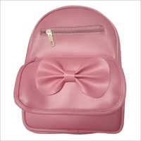 Girls Leather Backpack Bag