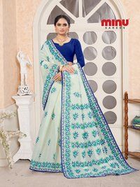 Minu Fagun Cotton Pigment Designer Saree