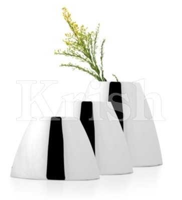 Stainless Steel Bulb Shape Flower Vase