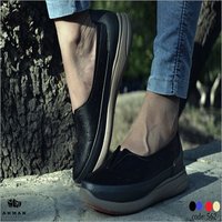 Ladies Leather Slip On Shoes