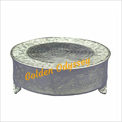 Round Ornate Wedding Cake Stand By GOLDEN ODYSSEY EXPORTS