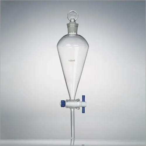 Borosilicate Glass Diwakar Separating Funnel (Borosilicate Glass)