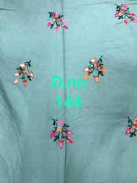 Rayon Cotton 14 Kg Embroidery Garment Fabrics - 50 Meter Minimum Order Quantity | Washable, 14 Gsm, Embroidered Pattern For Salwar Kameez, Kurtis, Plazo Usage