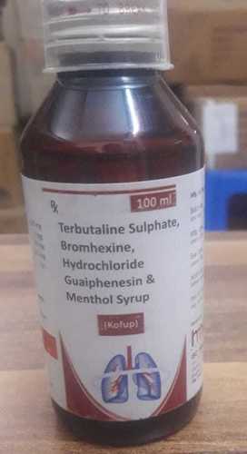 Terbutaline Sulphate, Bromhexine Hydrochliride Guaiphenesin & Mesnthol Syrup.