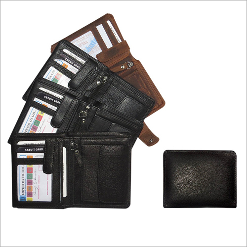 Mens Plain Leather Wallet