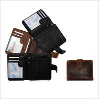Mens Designer Leather Plain Wallet