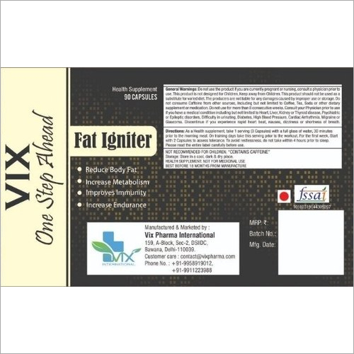 Fat Burner Capsule General Medicines