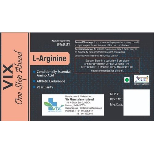 L-Arginine Tablet General Medicines
