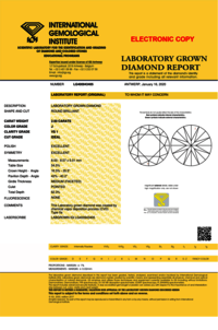 Cvd Diamond 2ct J VS1 Round Brilliant Cut Lab Grown HPHT Loose Stones TCW 1