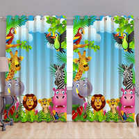 Baby Room Printed Curtain