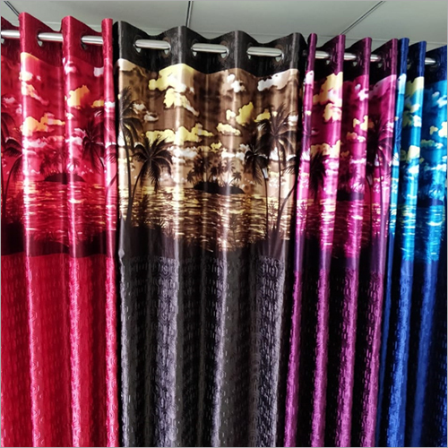 Available In Multiple Color Door Printed Curtain