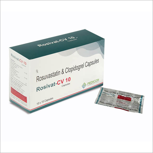 Rosuvastatin 10 mg +Clopidogrel 75 MG