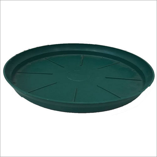 8 Inch Plastic Planter Plate - Smooth Finish, Home Use , Durable and Stylish Design for Indoor and Outdoor Plant Display
