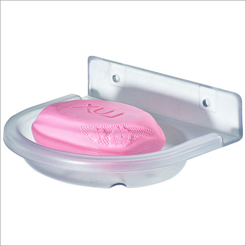 Plastic Round Soap Dish - Plastic, 5-10 Inch Size | Wall Mounted with Drainage Design for Quick Drying and Countertop Clutter Reduction