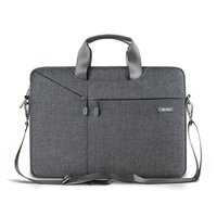 Grey Gent Business Messenger Briefcase Bag  For 13.3" Laptop