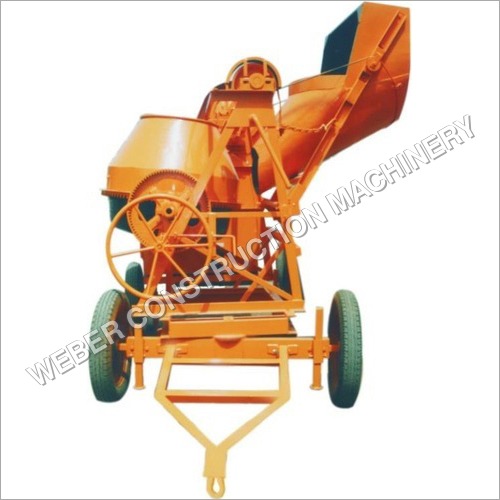 High Performance Mobile Concrete Mixer With Hopper